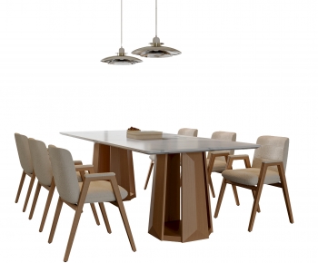 Modern Dining Table And Chairs-ID:540870902