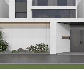 Modern Facade Element-ID:596859934