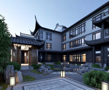 Chinese Style Courtyard/landscape-ID:206903933