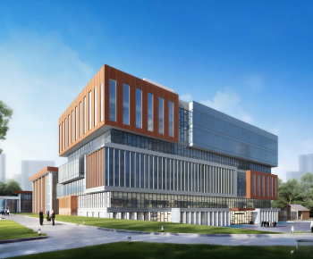 Modern School Building-ID:471906901