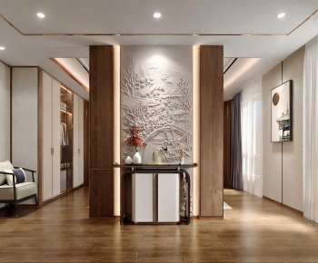 New Chinese Style Hallway-ID:616225961