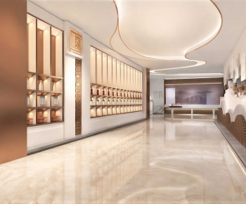 New Chinese Style Exhibition Hall-ID:647758969