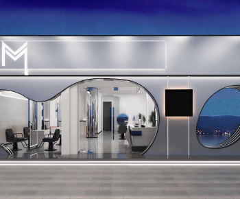 Modern Facade Element-ID:521214011