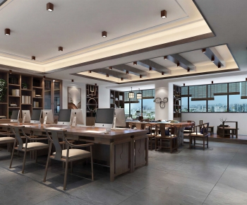 New Chinese Style Staff Area-ID:811839156