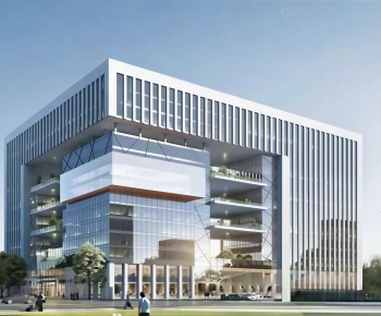 Modern Appearance Of Commercial Building-ID:875356912