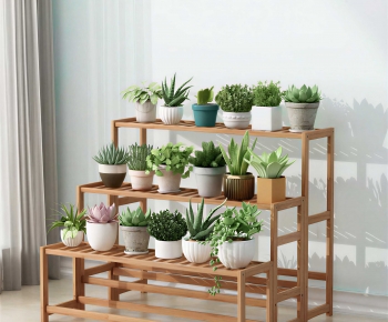 Modern Potted Green Plant-ID:632119283