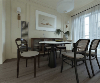 Retro Style Dining Room-ID:100839118