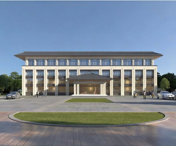 Modern Appearance Of Commercial Building-ID:294114116