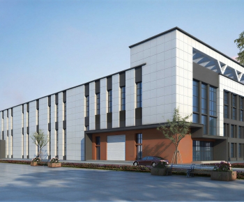 Modern Industrial Building-ID:800592904