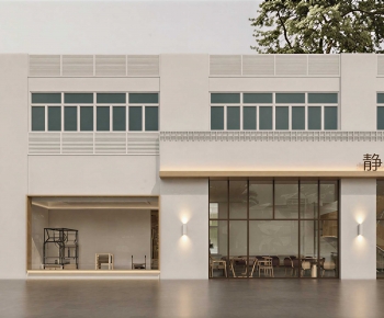 Modern Facade Element-ID:724724056