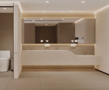 Modern Public Toilet-ID:211359025