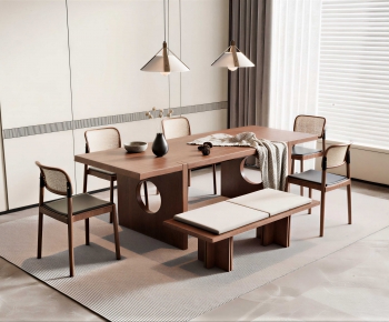 Modern Dining Table And Chairs-ID:740298994