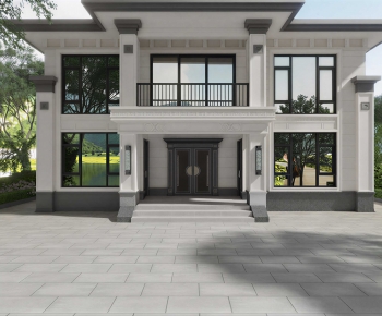 New Chinese Style Detached Villa-ID:385231028