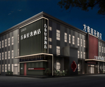 New Chinese Style Facade Element-ID:508786928