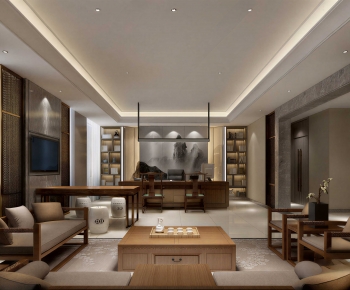 New Chinese Style Manager's Office-ID:257148033