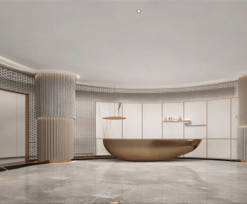 Modern Office Reception Desk-ID:327858926