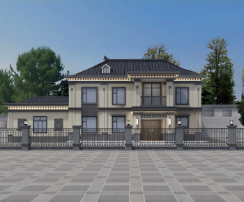 New Chinese Style Residential Building-ID:535516985