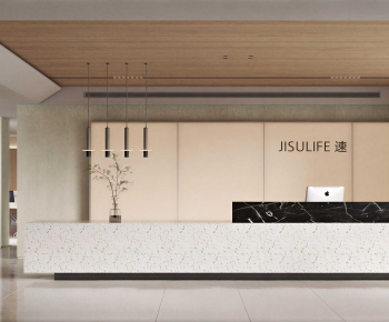 Modern Office Reception Desk-ID:559871915