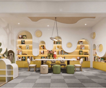 Modern Children's Reading Room-ID:414942035