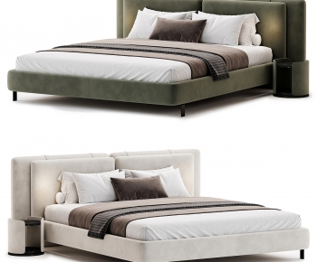 Modern Double Bed-ID:696245917