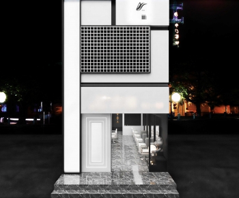 Modern Appearance Of Commercial Building-ID:820692067