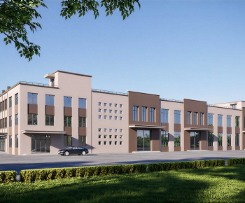 Modern School Building-ID:492788084