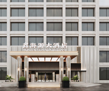 Modern Facade Element-ID:175157078