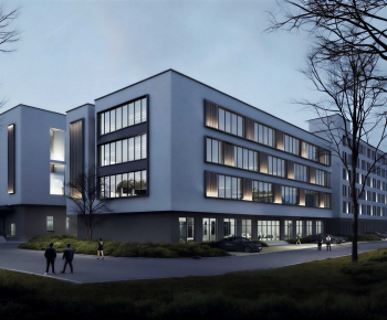 Modern Appearance Of Commercial Building-ID:390033018