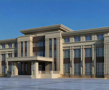 European Style Appearance Of Commercial Building-ID:927968031