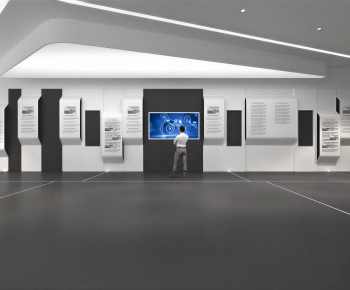 Modern Exhibition Hall-ID:729199897