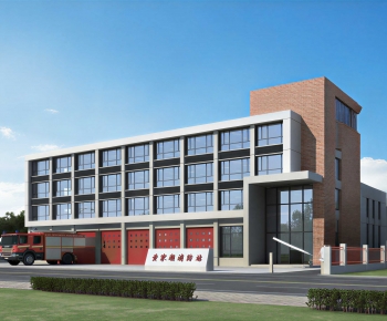 Modern School Building-ID:420965918