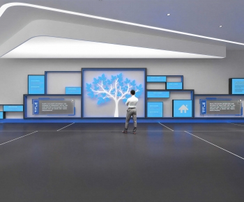 Modern Exhibition Hall-ID:329083929