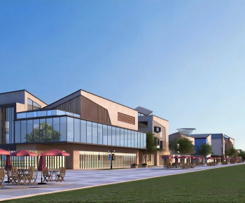 Modern Appearance Of Commercial Building-ID:307790993