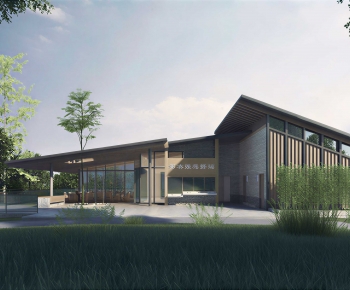 Modern Public Building-ID:802598001