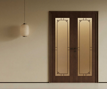 New Chinese Style Double Door-ID:629209041
