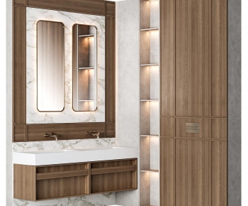 Modern Bathroom Cabinet-ID:372987034