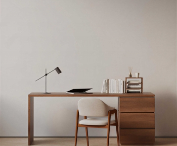 Modern Computer Desk And Chair-ID:739912039