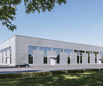 Modern School Building-ID:667159087