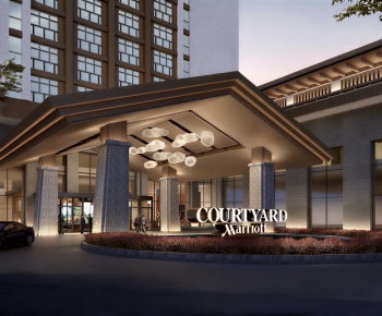 Modern Facade Element-ID:914288049