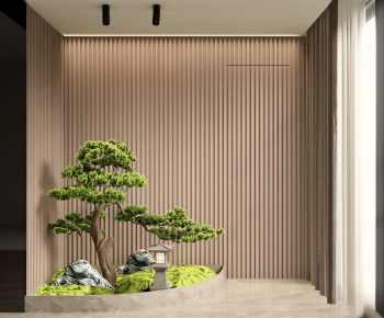 New Chinese Style Plant Landscaping-ID:632560977