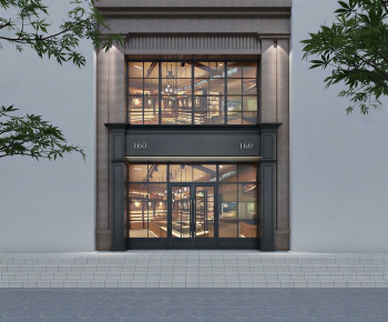 Modern Facade Element-ID:969712027