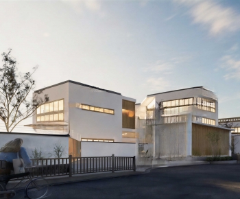 Modern Appearance Of Commercial Building-ID:236433039