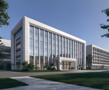 Modern Appearance Of Commercial Building-ID:593327055