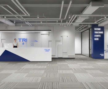 Modern Office Reception Desk-ID:901093967