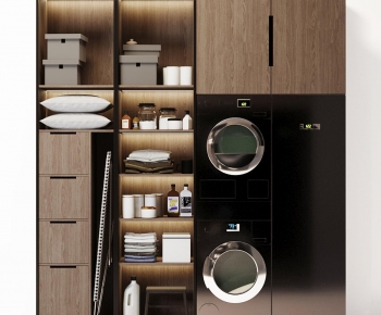 Modern Laundry Cabinet-ID:175539026