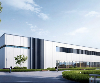 Modern Industrial Building-ID:477194078