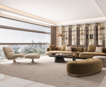 Modern A Living Room-ID:806292065