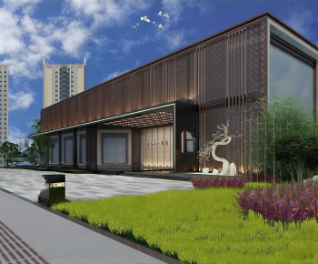 New Chinese Style Appearance Of Commercial Building-ID:904176008