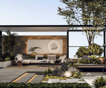 New Chinese Style Landscape Wall-ID:990199093