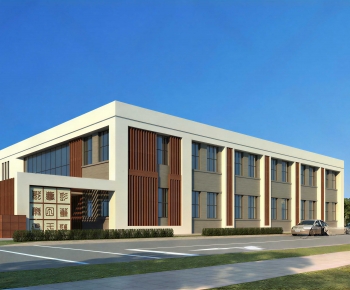 Modern Appearance Of Commercial Building-ID:429017076